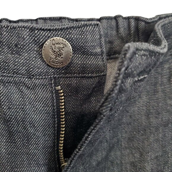 Quacker Factory 2X Jeans Denim Pearly Rhinestone Embellished Stretch Sparkle - Picture 8 of 10